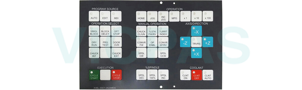 GE Fanuc A98L-0001-0524#DA Terminal Keypad Replacement