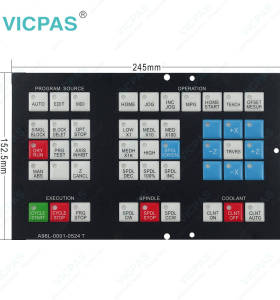 A98L-0001-0524#T A98L-0001-0524 T A98L-0001-0524 #T Membrane Keypad Switch