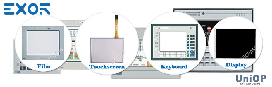 Exor UniOp ePAD30 ePAD30-0050 Membrane Switch Repair Replacement