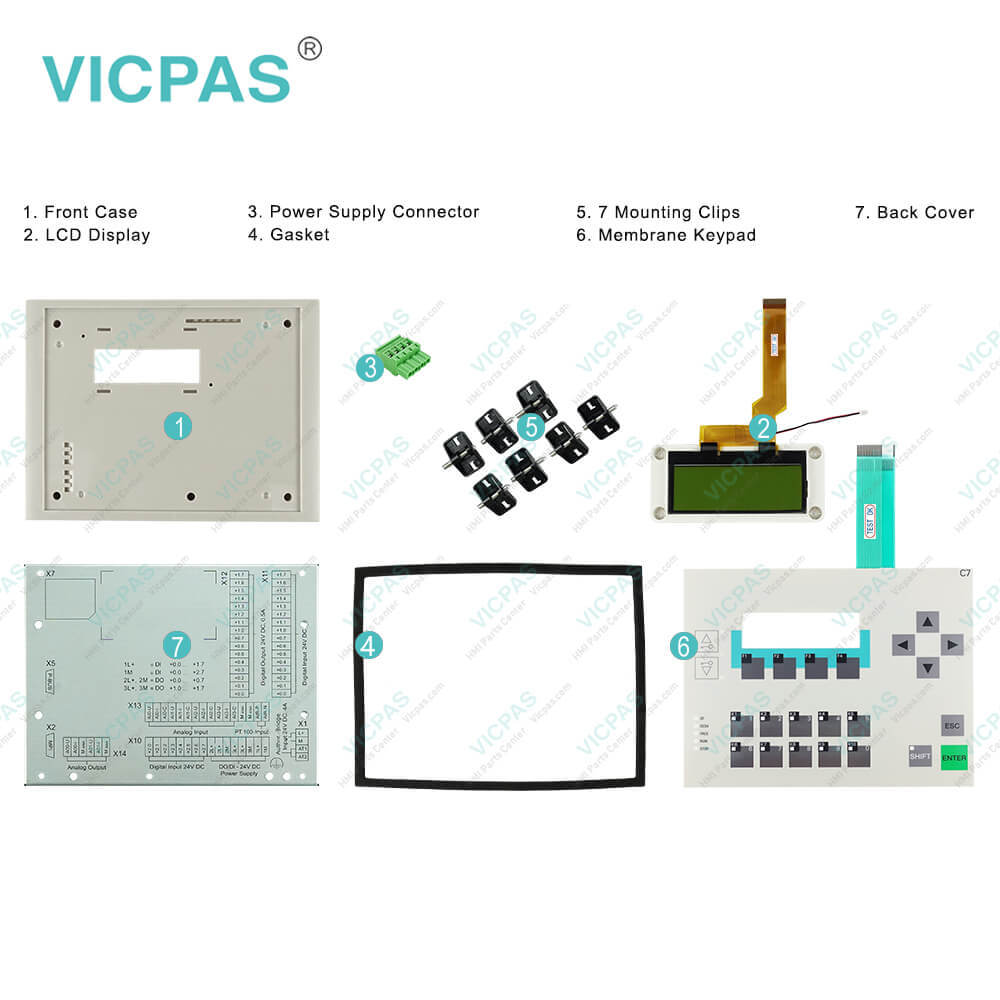 6AG1613-1CA02-4AE3 Siemens C7-613 Membrane Keyboard Shell
