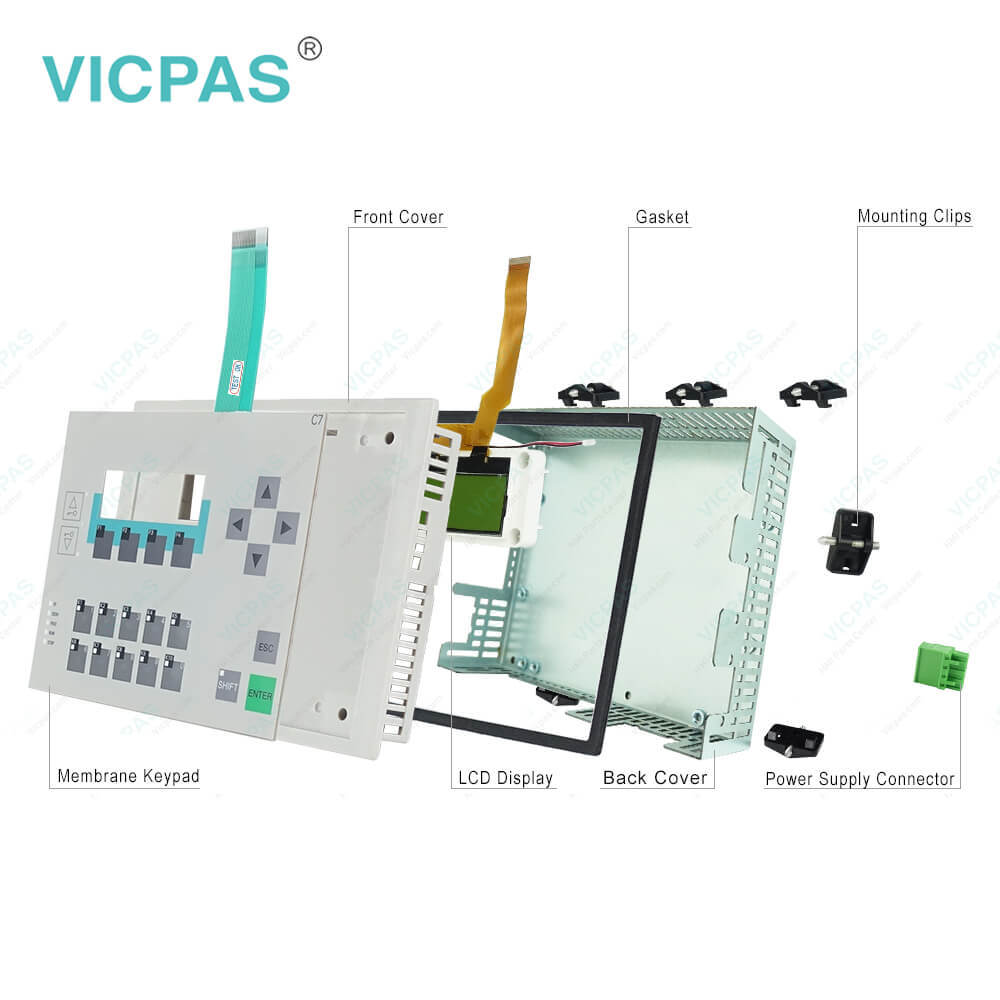 6AG1913-1CA01-1AE3 Siemens C7-613 Membrane Keyboard Platic