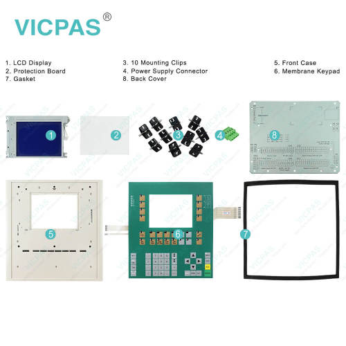 0005-4050-408 C7-635 Keypad Membrane Plastic Case