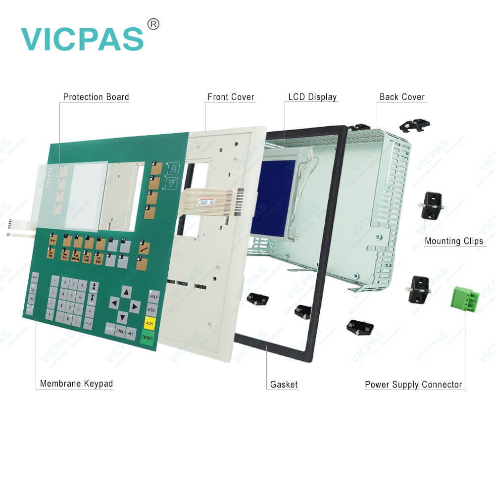 6AG1635-2SB02-4AC0 C7-635 Touchscreen Membrane Keyboard Plastic