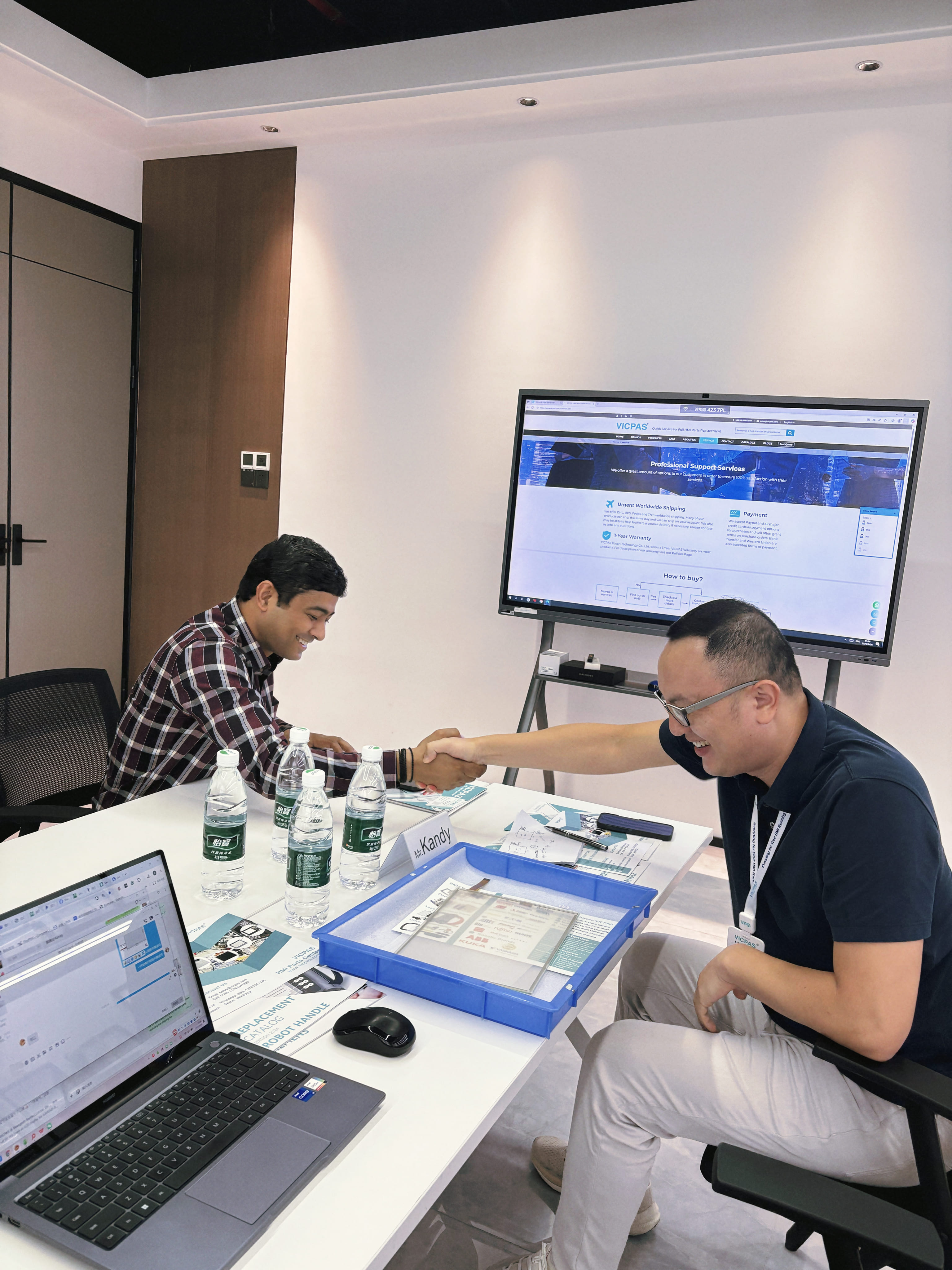 Indian Customer Visit: Successful Meeting and Onsite Order at VICPAS