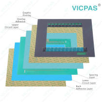 CP6810-0001-0010 Membrane Keyboard LCD Display Replacement