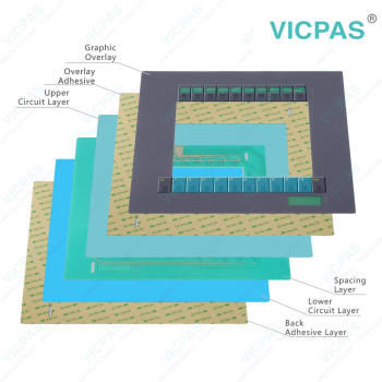 CP6810-0001-0010 Membrane Keyboard LCD Display Replacement