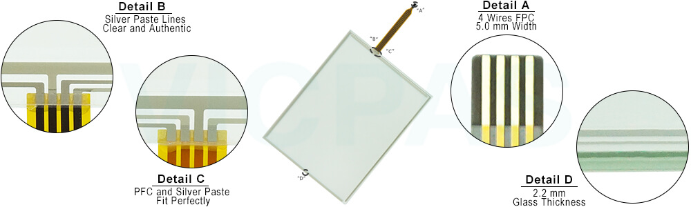 MCGS TPC1262H TPC1262HT TPC1262Hi IPC-1260T-H KDT-2596 Touch Screen Glass Protective Film Replacement