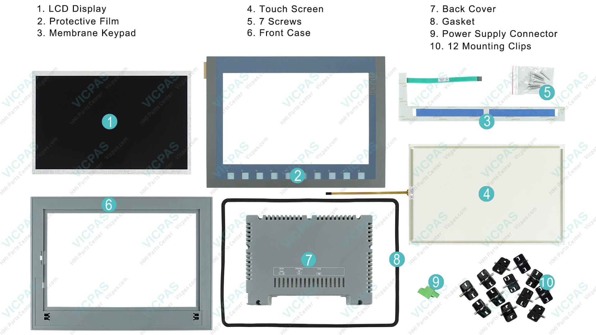 Siemens KTP1200 Repair Parts | VICPAS