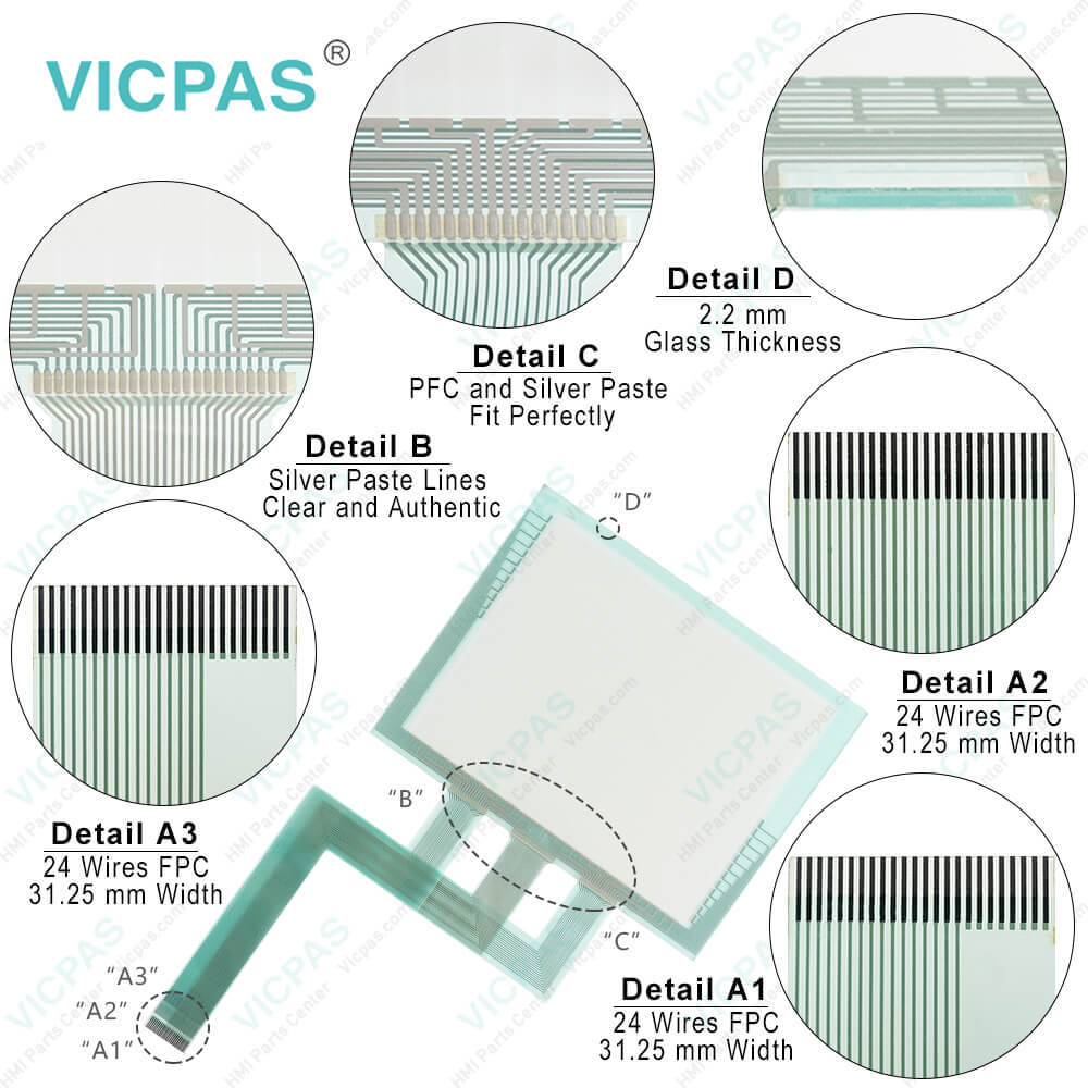 Pilz Pitouch-LC 570T 376110 Protective Film HMI Panel Glass
