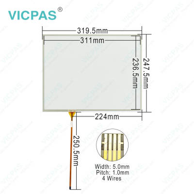 A04B-0241-H214 31I-WB A04B-0241-H211 Touch Screen Glass Front Overlay