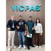 Indian Customers Visit VICPAS Headquarters for Plastic Housing Product Discussion
