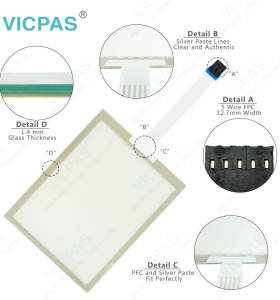 E276717 SCN-A5-FLT07.1-002-0H1-R Touch Screen Glass