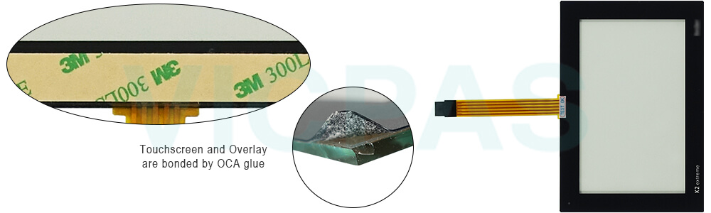 Beijer HMI X2 extreme 7 HP 640014105 Touchscreen Front Overlay Repair Replacement  Beijer HMI X2 extreme 7 HP 640014105 Touchscreen Front Overlay Repair Replacement