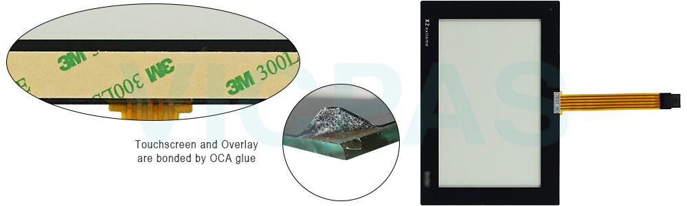 Beijer HMI X2 extreme 7 HP SC 640016005 Front Overlay Touchscreen Repair Replacement  Beijer HMI X2 extreme 7 HP SC 640016005 Front Overlay Touchscreen Repair Replacement