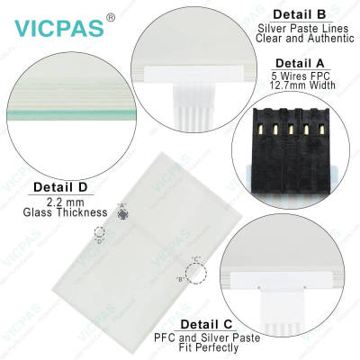 T156C-5RBG01N-0A18R0-117QB Touch Screen Glass Repair