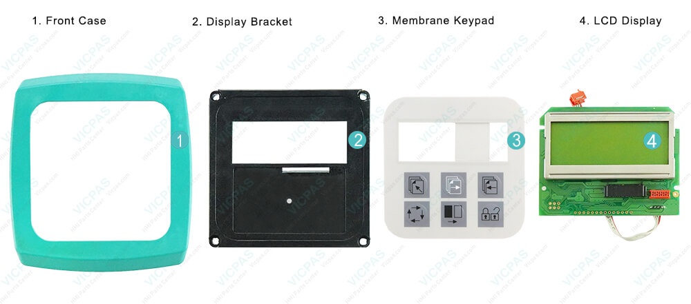 7ME6910-1AA10-1AD0 Siemens SITRANS FM MAG 5000 HMI Case, Display Bracket, Membrane Keyboard Keypad, LCD Display Replacement