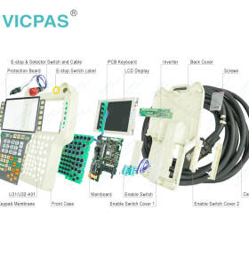 NACHI-FUJIKOSHI ROP601-10 Membrane Keypad Plastic Shell LCD Display Screen