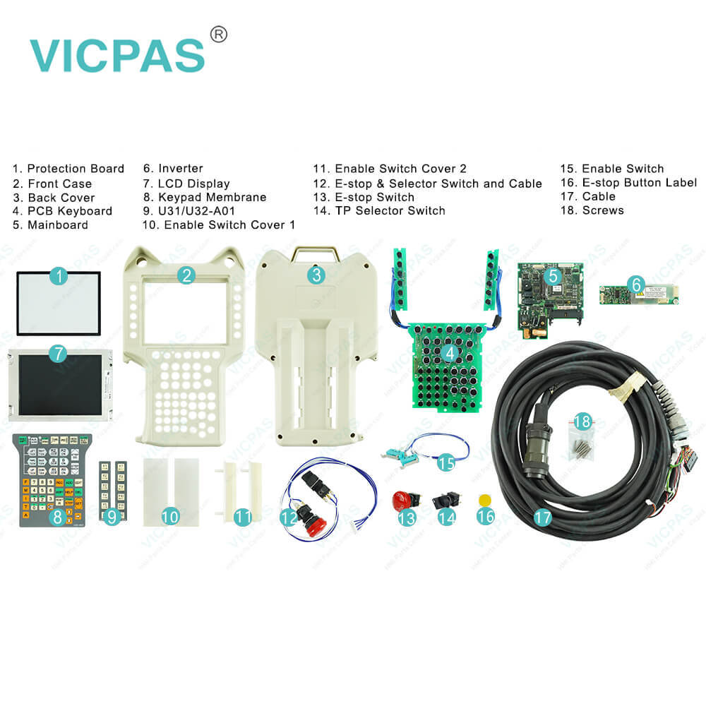 NACHI AXTP-FDOT-EC10 Plastic Cover Body Terminal Keypad LCD Display