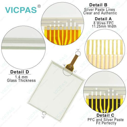 NACHI-FUJIKOSHI RTP151-10 Touch Screen Glass Membrane Keypad Plastic Shell LCD Display Screen