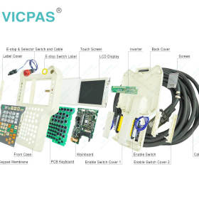 NACHI-FUJIKOSHI RTP151-10 Touch Screen Glass Membrane Keypad Plastic Shell LCD Display Screen