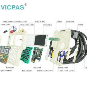 Nachi Fujikoshi RTP 111-15 Membrane Switch Touch Screen Plastic Enclosure LCD Display Panel