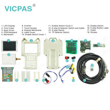 NACHI-FUJIKOSHI RTP111-20 Plastic Cover Body Touch Panel Terminal Keypad LCD Display