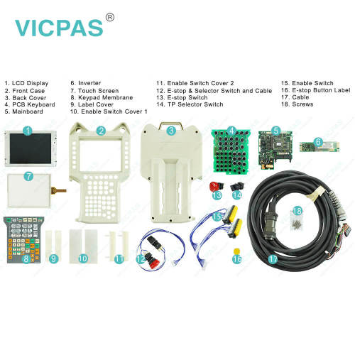 NACHI FUJIKOSHI ROP650 Plastic Cover Body Touch Panel Terminal Keypad LCD Display