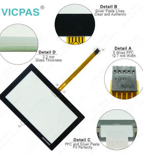 E142722 SCN-A5-FZW10.1-Z01-0H1-R Touch Screen Glass