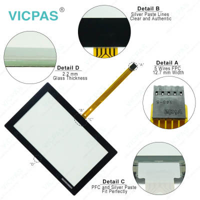 E142722 SCN-A5-FZW10.1-Z01-0H1-R Touch Screen Glass