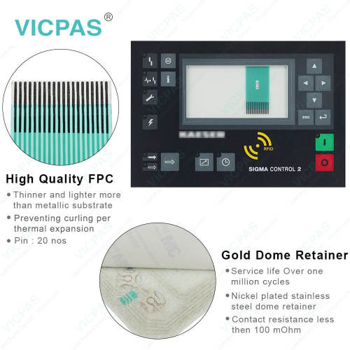 KAESER SIGMA CONTROL 2 PN 7.9700.0 Keyboard Membrane