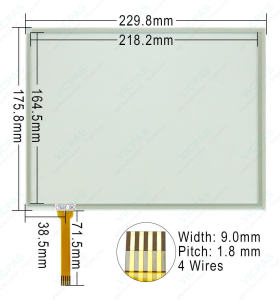 PXR-D460W TP-3406S1 TP3406S1 Touch Screen Panel Repair