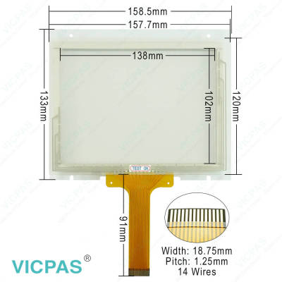 KDT-5462 KDT5462 Touch Digitizer Glass Replacement