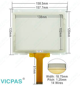 KDT-5462 KDT5462 Touch Digitizer Glass Replacement