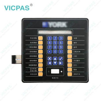 YORK EN-209819 MTC-40200 P-40200X REV A KEYPAD CONTROLLER Membrane Switch Keypad