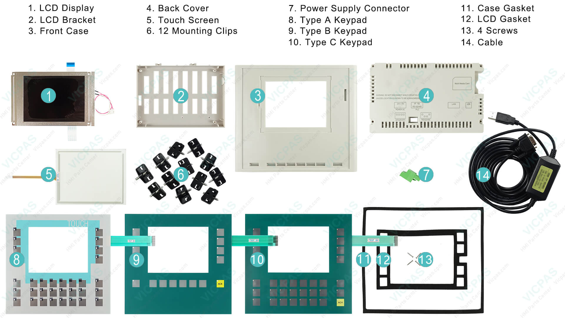 Siemens OP177 Repair Parts | VICPAS