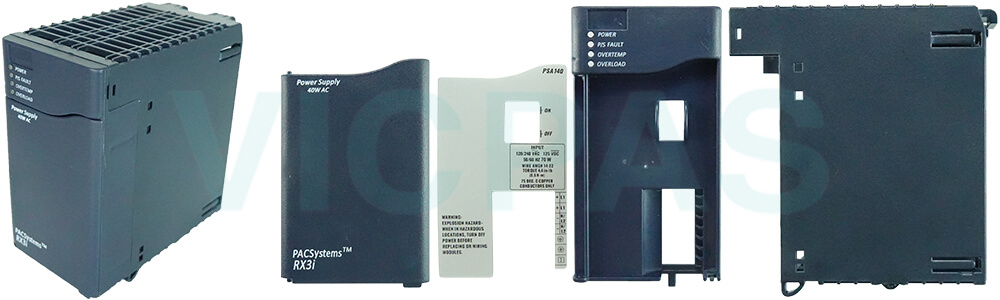 GE PACSystems RX3i Controller PLC IC695PSA140E IC695PSA140F IC695PSA140J Plastic Housing Repair Replacement GE PACSystems RX3i Controller IC695PSA140E IC695PSA140F IC695PSA140J Plastic Housing Repair Replacement