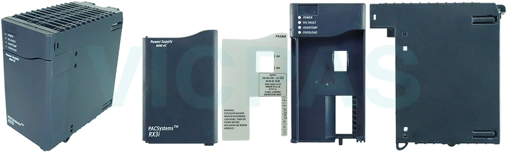 IC695PSA040K IC695PSA040L IC695PSA040M GE PACSystems RX3i Controller Plastic Cover Body Repair Replacement