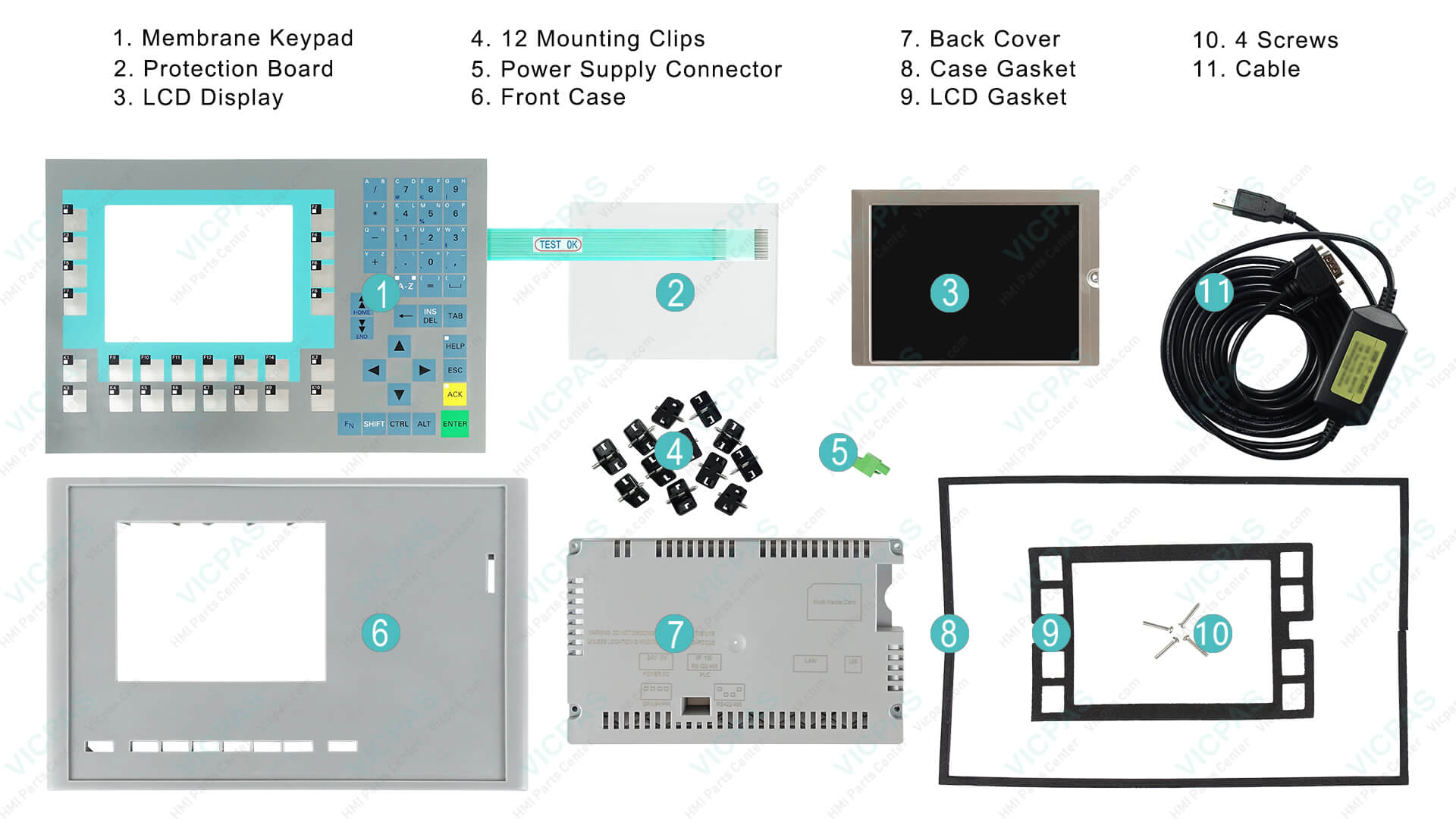 VICPAS Siemens OP277 6 Replacement Parts