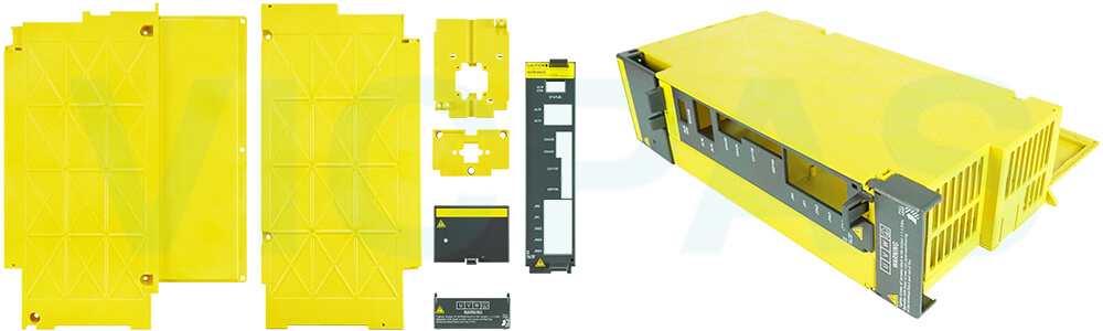 A06B-6270-H011#H600 A06B-6272-H011#H610 FANUC Servo Amplifier αi-B Series 400 V Input Plastic Cover Body Repair Replacement