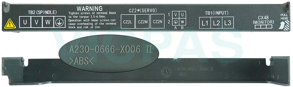 A230-0666-X006 Servo Amplifier Plastic Shell Repair Replacement A230-0666-X006 Servo Amplifier Plastic Shell Repair Replacement