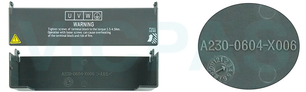 Servo Amplifier A230-0604-X006 WARNING UVW Housing Repair Replacement Servo Amplifier A230-0604-X006 WARNING UVW Housing Repair Replacement
