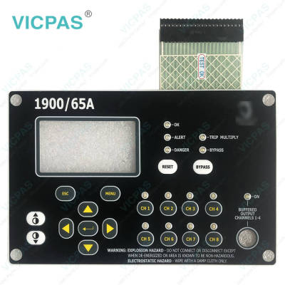 BENTLY 1900/65A 167699-02 06L00RH5 General Purpose Equipment Monitor Membrane Switch Keypad