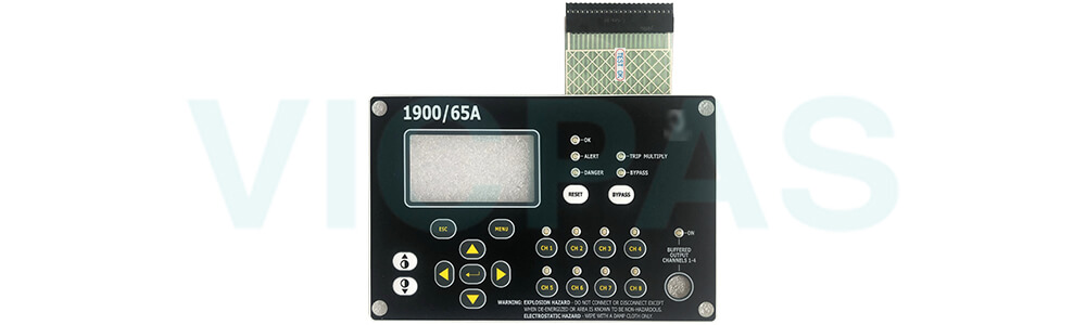 BENTLY 1900/65A 167699-02 06L00RH5 General Purpose Equipment Monitor Membrane SwitchReplacement BENTLY 1900/65A 167699-02 06L00RH5 General Purpose Equipment Monitor Membrane Switch Replacement