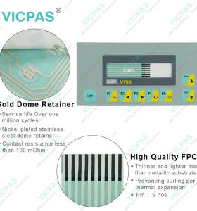 ESA Text HMI VT050 VT050000CN Membrane Keypad Replacement