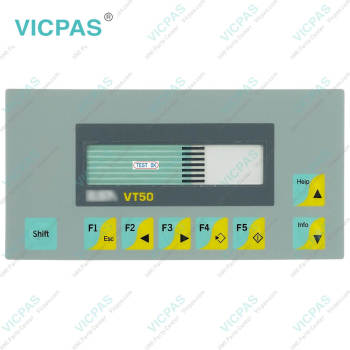ESA Text HMI VT050 VT050000CN Membrane Keypad Replacement