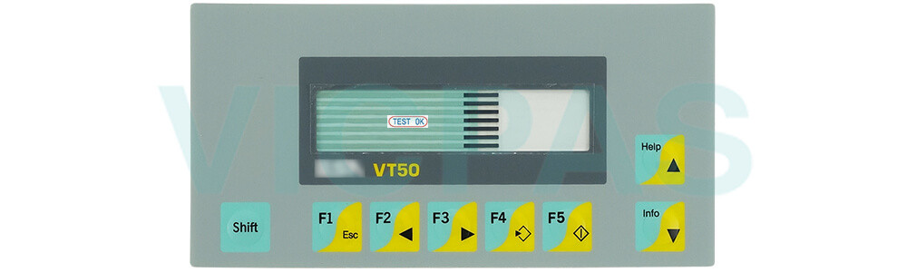 ESA TEXT HMI VT50 VT05000000 Membrane Keyboard Repair Replacement