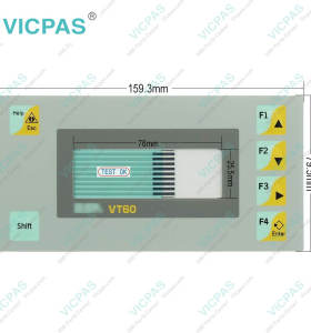 ESA Text HMI VT060 VT060000CN Membrane Switch Replacement