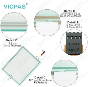 ESA Terminals HMI VT595W VT595W0PTET Protective Film Touch Screen Tablet Repair
