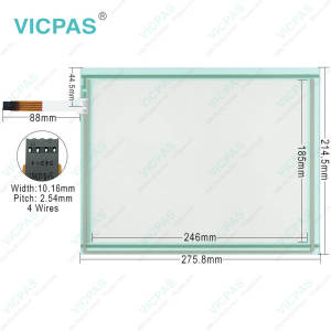 ESA Terminals HMI LTP-121F-04 Touch Panel Glass Repair