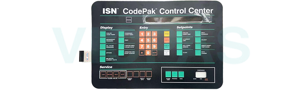 YORK ISN CODEPAK CONTROL CENTER Keyboard Membrane Replacement YORK ISN CODEPAK CONTROL CENTER Keyboard Membrane Replacement